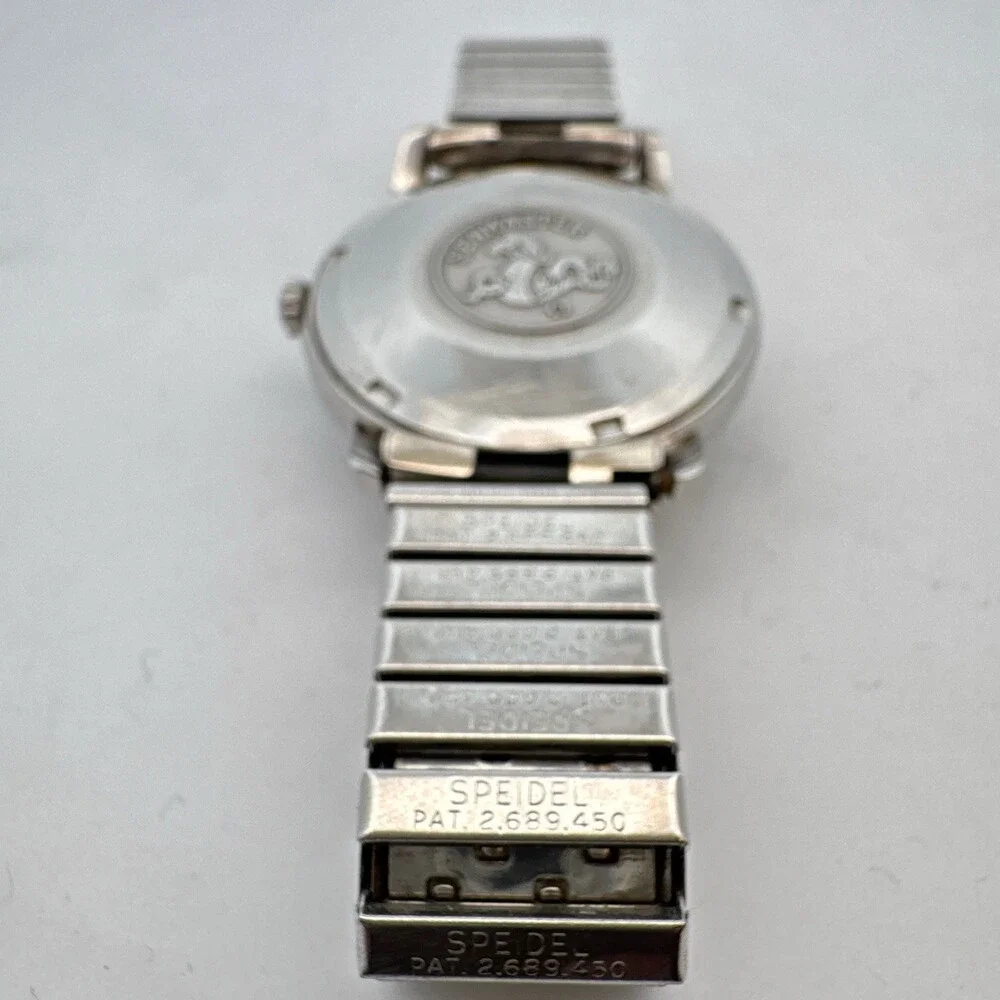 Omega Seamaster Automatic Stainless Steel 10k Gold Filled Flex Band Men's Watch